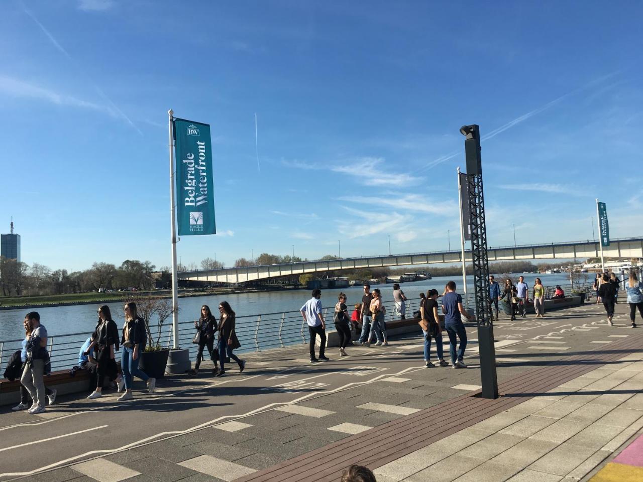 Belgrade Waterfront - Beograd Na Vodi Lejlighed Eksteriør billede